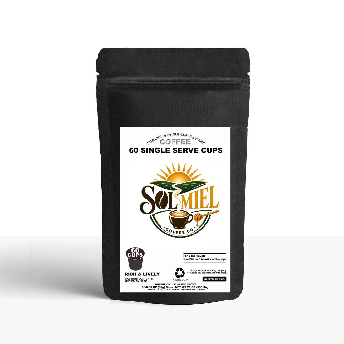 60 Pack Single Serve Coffee Capsules